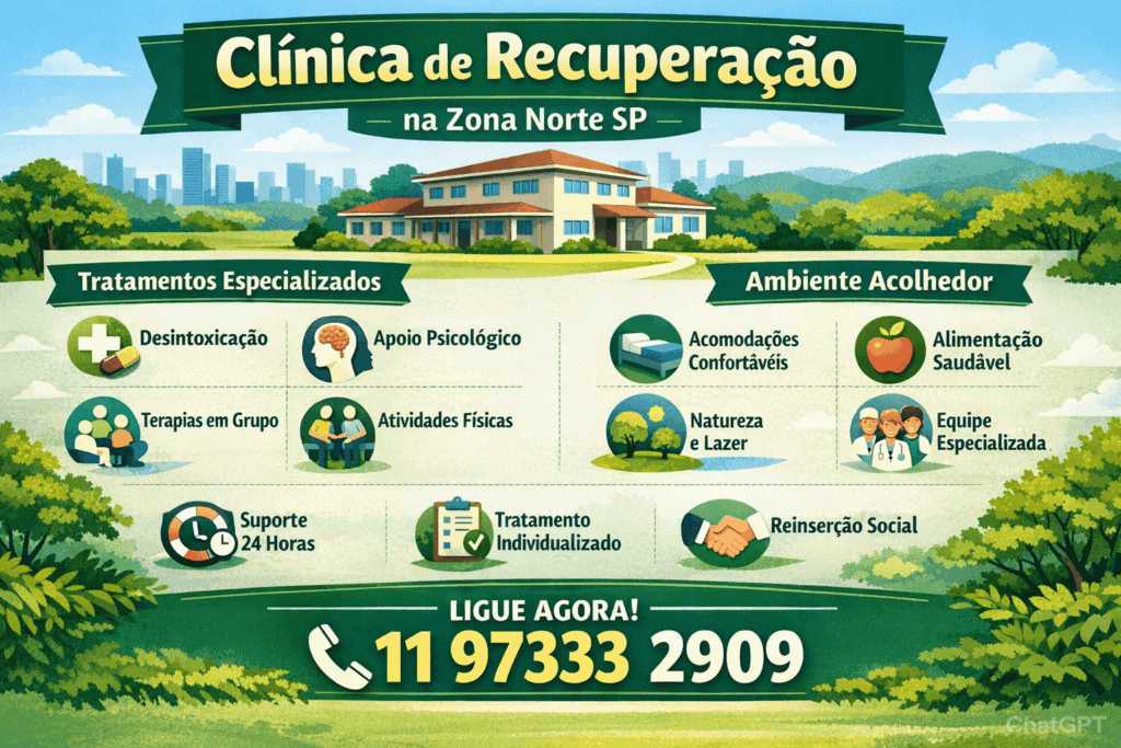 Clínica de Reabilitação na Zona Norte SP