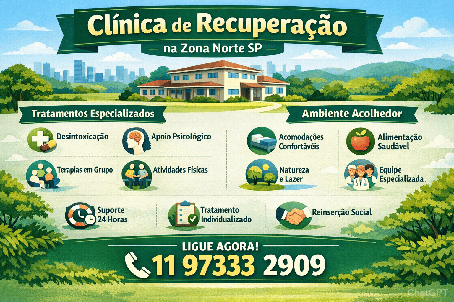 Clínica de Reabilitação na Zona Norte SP