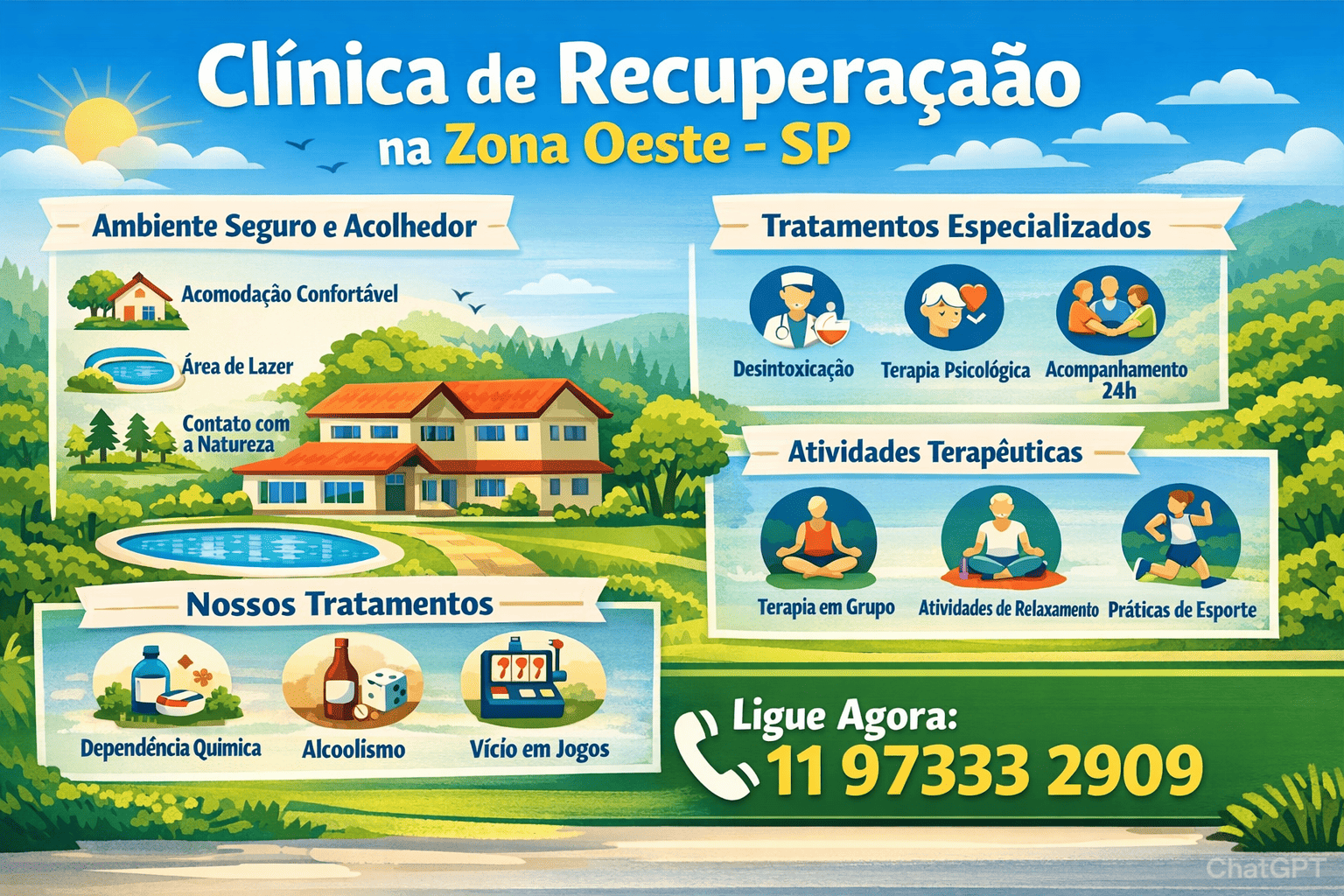 Clínica de Reabilitação na Zona Oeste SP
